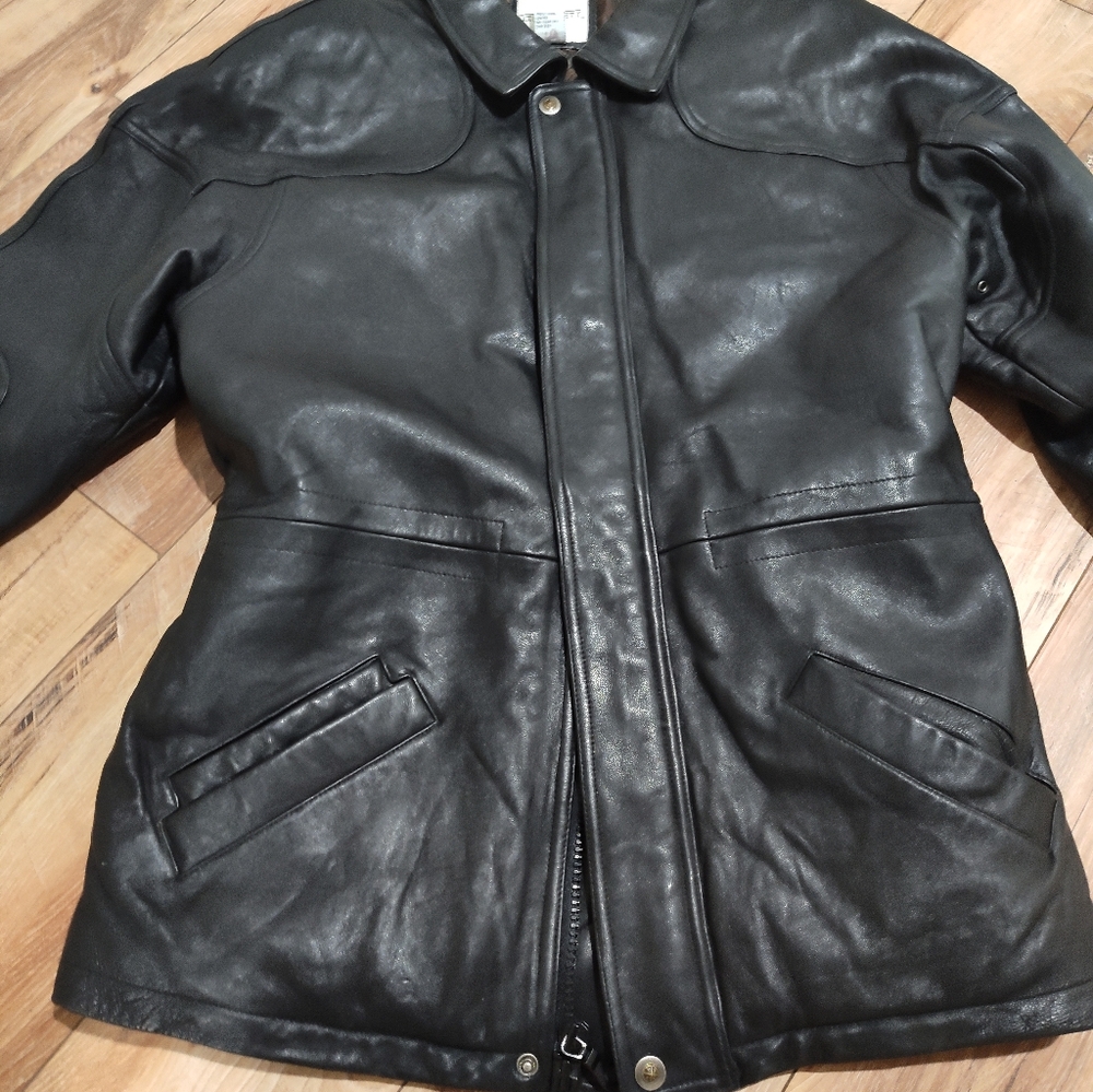 J.T. BECKETT Leather Coat